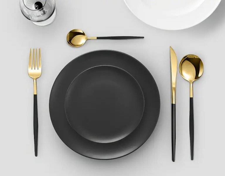 Ложка чайна Gold/Black